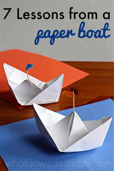 7 Lessons Learned While Making Paper Boats