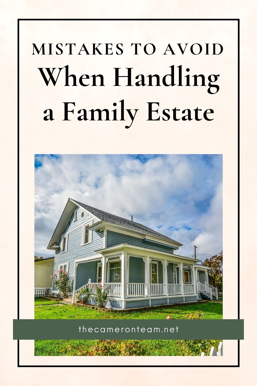 7 Mistakes People Make Handling Deceased Family Members Amp 39 Estates Estate Planning Checklist