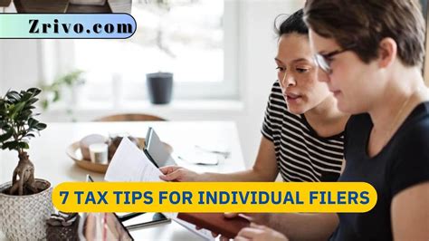 7 Tax Tips For Individual Filers 2024