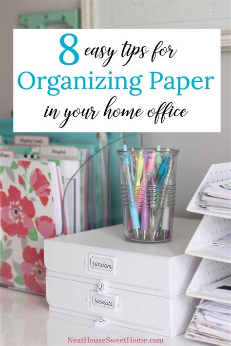 7 Tips For Organizing Paperwork At Home First For Women