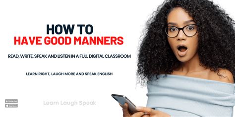 7 Tips For Showing Good Manners In English