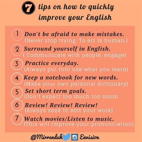 7 Tips On How To Quickly Improve Your English English Writing