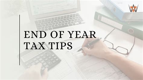 7 Year End Tax Tips For Businesses