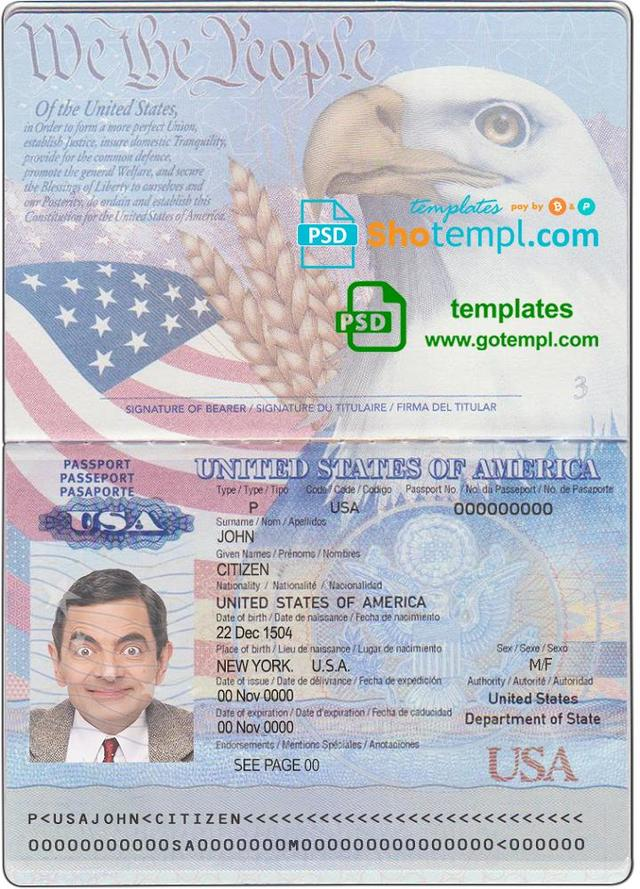 8 Passport Templates Pdf Word Word Excel Samples