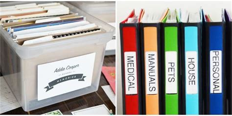 8 Ways To Organize All Of Your Most Important Paperwork Organizing