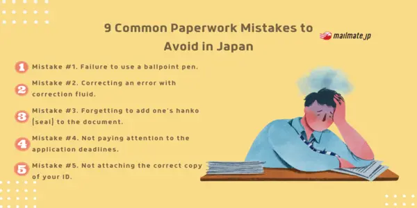 9 Common Paperwork Mistakes To Avoid In Japan Mailmate