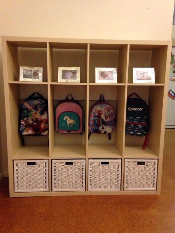 9 Easy Backpack Station Ideas For School Organization Backpack