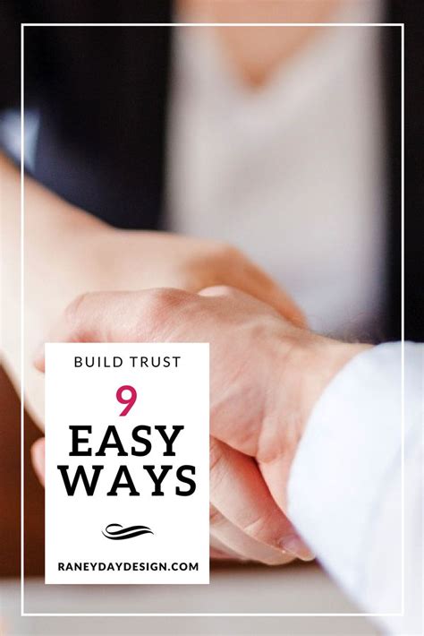 9 Easy Ways To Build Trust With Your Website Build Trust Trust