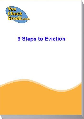 9 Steps To Eviction By Youcheckcredit Com Goodreads