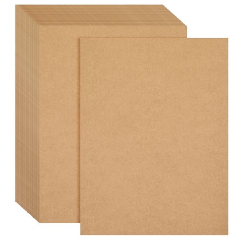 96 Sheets Brown Kraft Paper Cardstock 176Gsm 8 5 X 11 In For Crafts