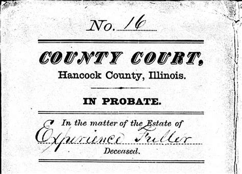 A Closer Look At A Probate Record Kindredpast