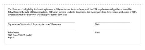 A Complete Guide To Ppp Loan Forgiveness For The Self Printable Form 2022