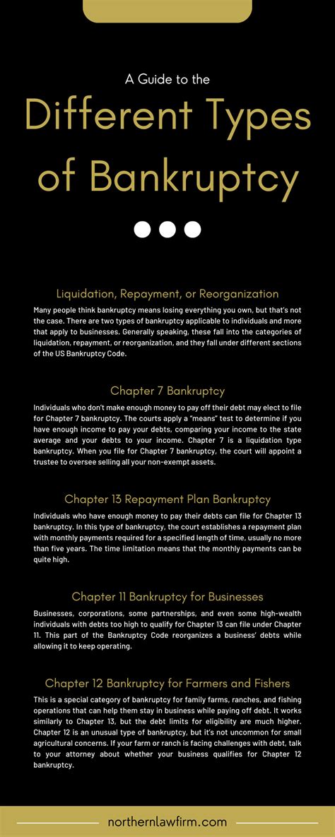 A Guide To The Different Types Of Bankruptcy