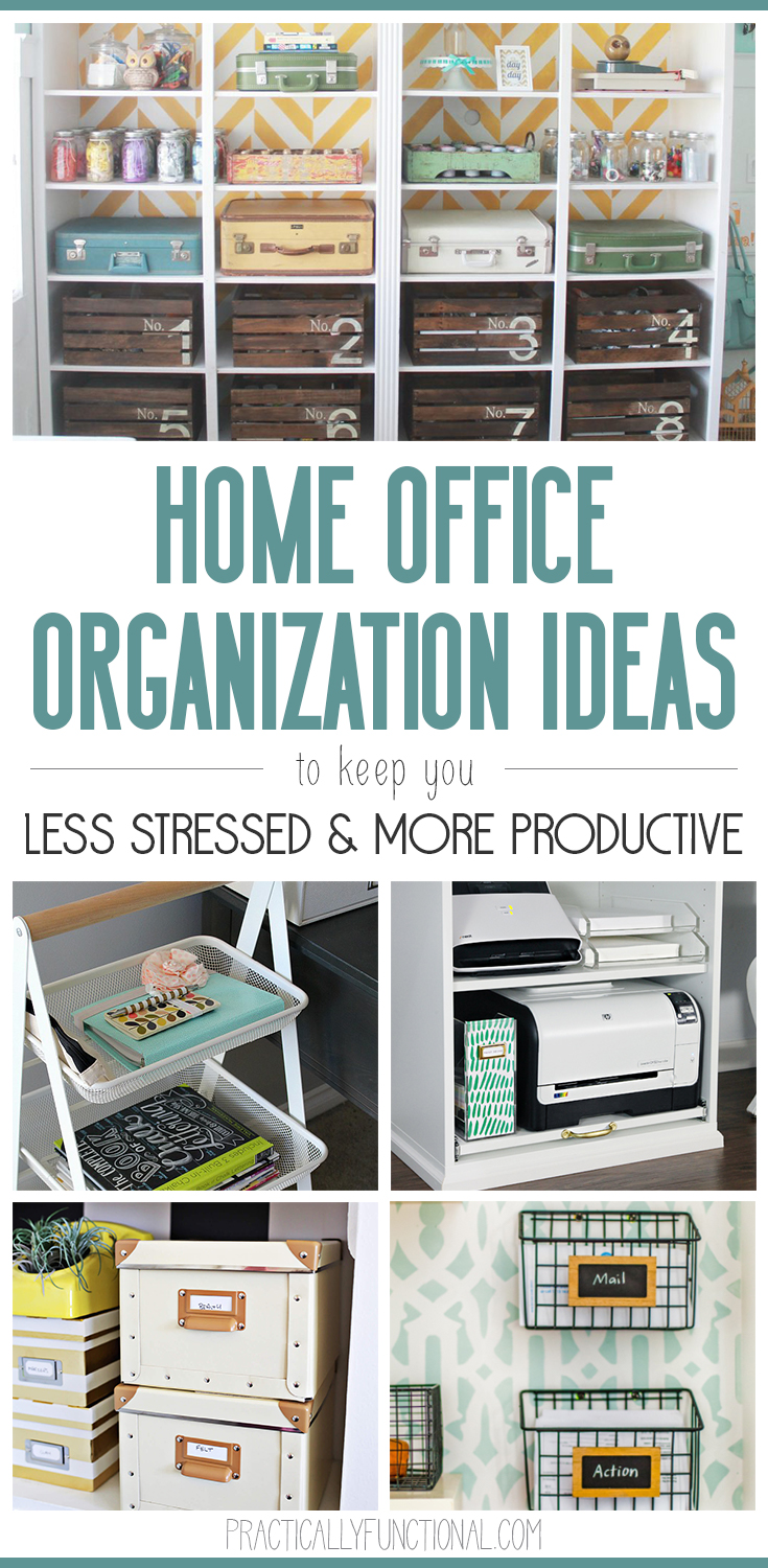 A Home Office Organization Idea That Works For Me Office Organization At Work Office