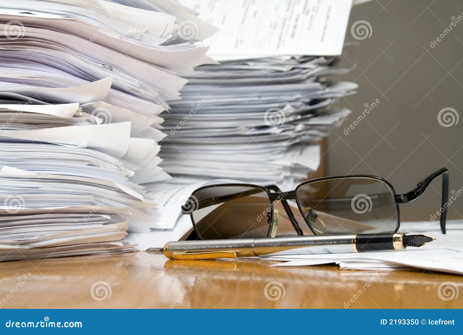 A Lot Of Paperwork Stock Photo Image 2193350