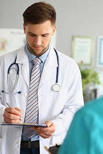 A Physician Completing Medical Assessment Paperwork For Diagnosis Photo Background And Picture