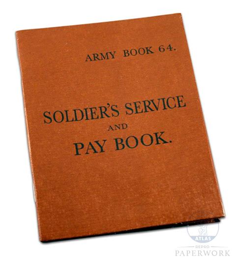 Ab64 Soldiers Service And Pay Book