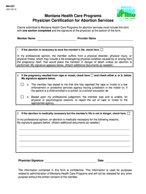 Abortion Papers Form Fill Out And Sign Printable Pdf Template Signnow