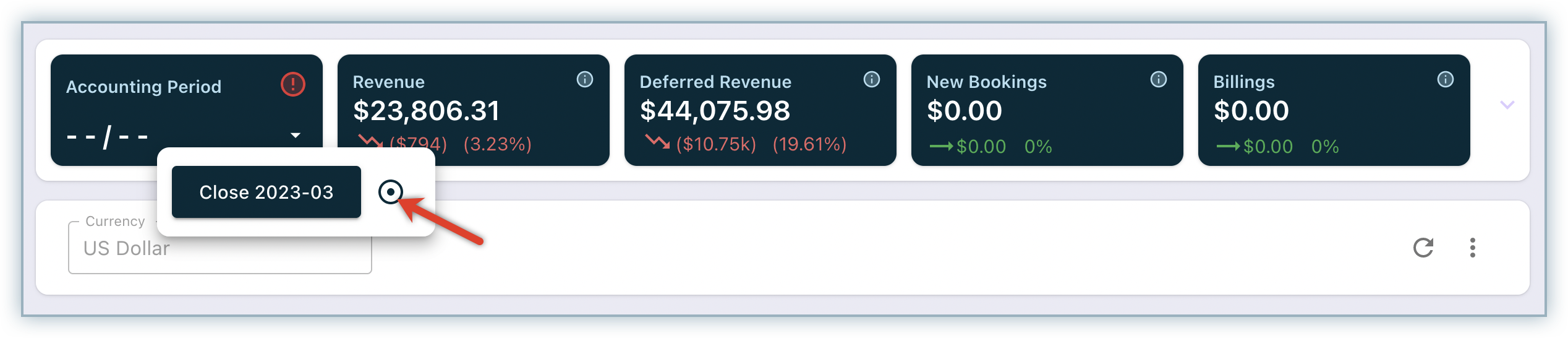 Accounting Reporting Periods Chargebee Revrec