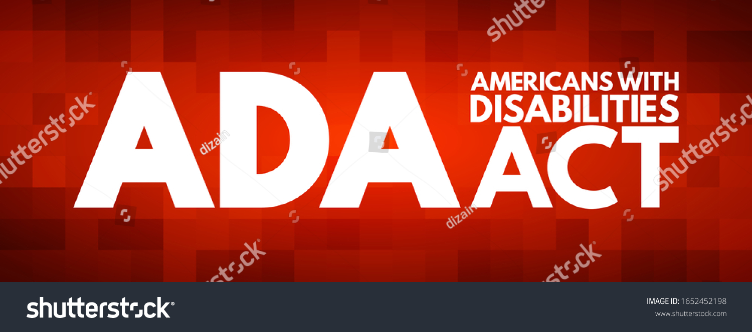 Ada Americans With Disabilities Act Acronym Medical Concept