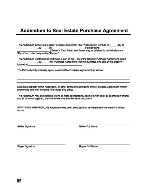 Addendum Lease Extension Application How To Draft An Addendum Lease