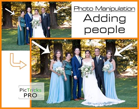 Adding A Person Adding People To A Photo Photo Retouching Etsy