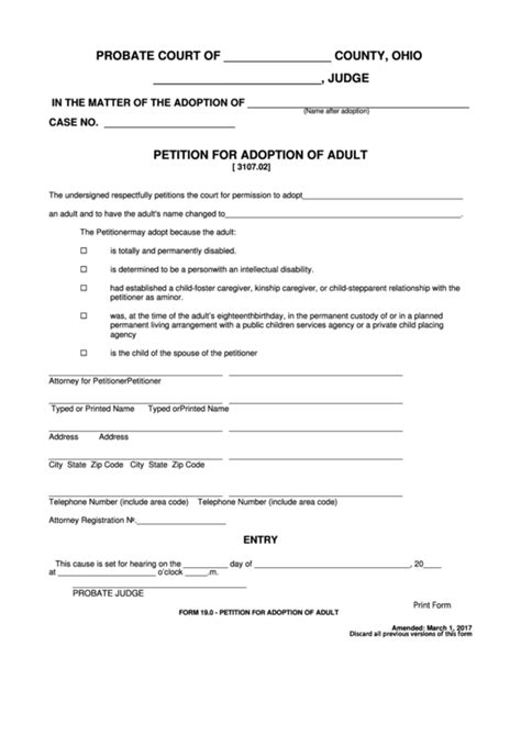 Adoption Papers For Adults Pdffiller