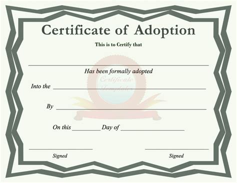 Adoption Papers Template Fill Out And Sign Printable Pdf Template