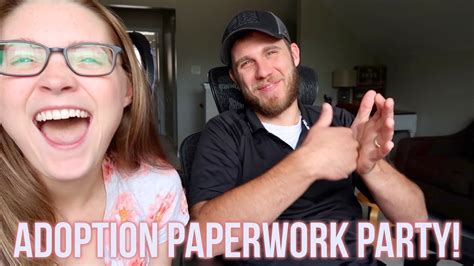 Adoption Paperwork Party Take The Next Step Youtube