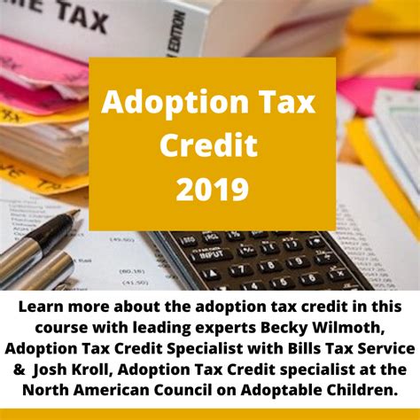 Adoption Tax Credit 2019 Tax Credits Adoption Resources Filing Taxes