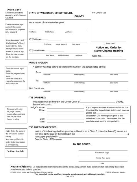 Adult Name Change Application Doc Template Pdffiller