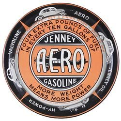 Aero Jenney Gasoline Tin Tip Tray Spinner