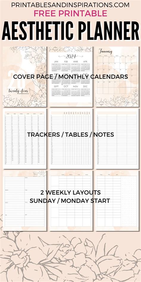 Aesthetic Planner Printables Free In 2024 Small Business Finance Small Business Bookkeeping