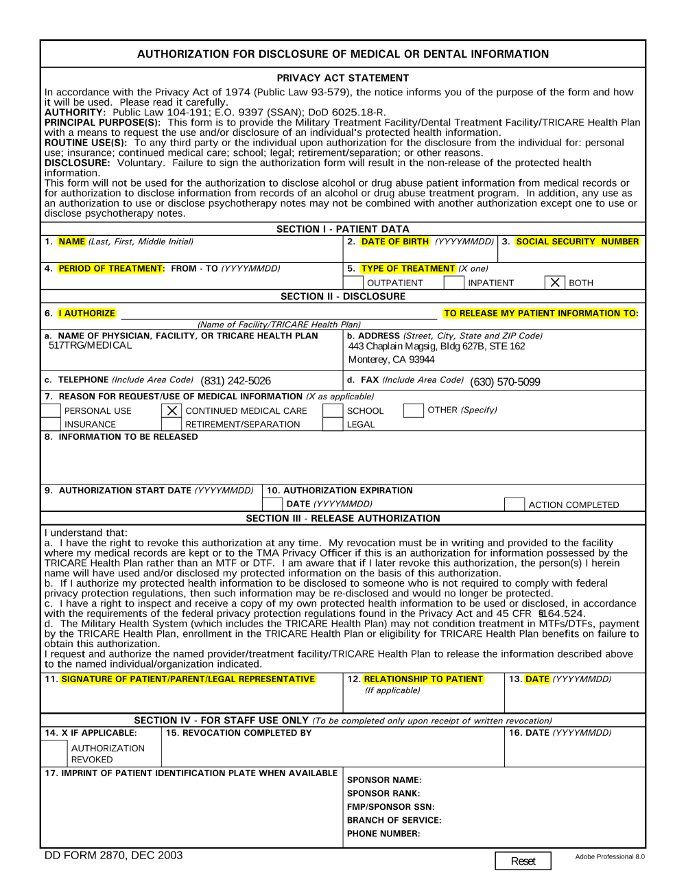 Af Form 4392 Printable Printable Forms Free Online