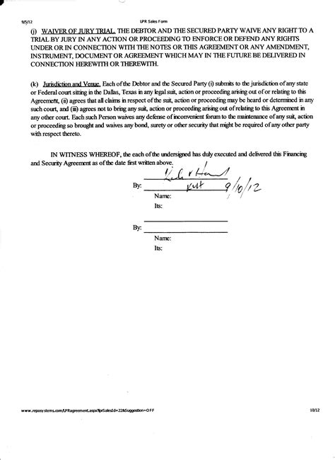 Agreement Signature Page Fill And Sign Printable Template Online