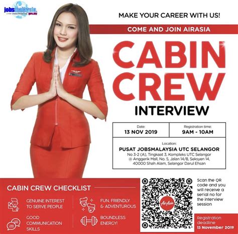 Airasia Flight Attendant Recruitment Nov 2019 Utc Selangor Essential Advisory Company