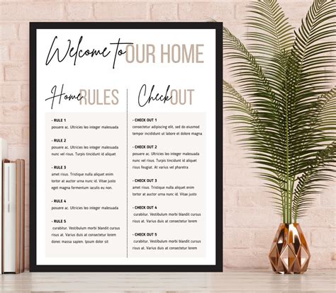 Airbnb Welcome Guide Template