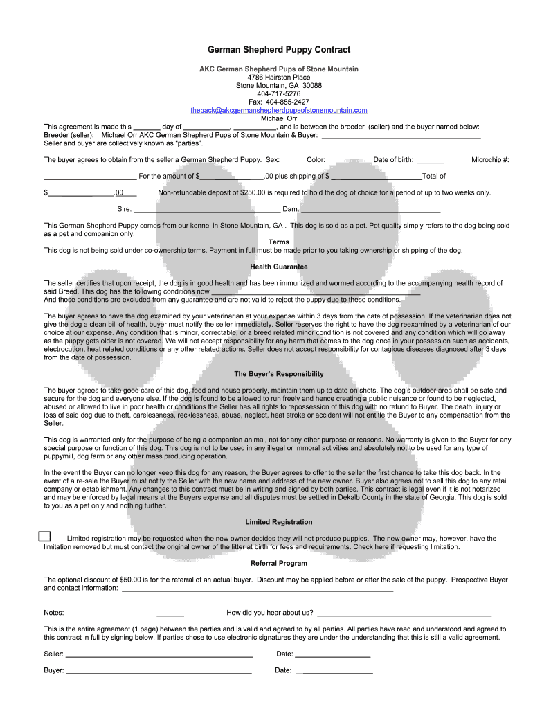 Akc Registration Of A Lease Form Fill And Sign Printable Template Online