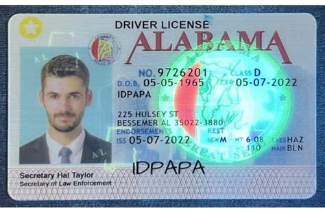 Alabama Scannable Ids Buy Scannable Ids At Idpapa