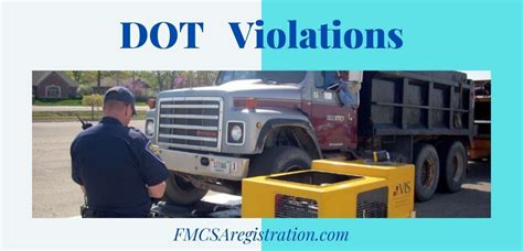 All About Dot Violations Learn About Dot Violations