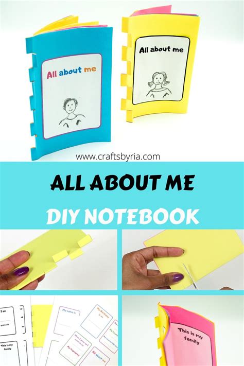 All About Me Printable Book With Free Templates Crafts By Ria Diy