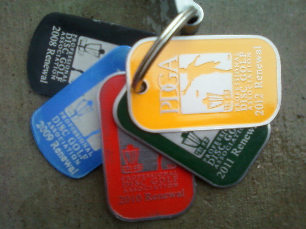 All My Pdga Renewal Tags Disc Golf Gum Candy