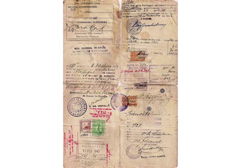 Amazing Set Of Papers Used To Escape France Our Passports