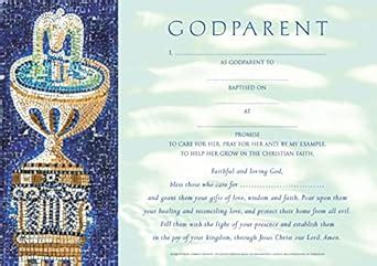 Amazon Co Uk Godparent Certificate