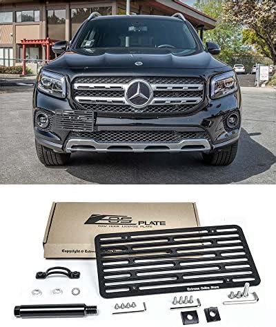 Amazon Com Extreme Online Store Replacement For 2019 Present Mercedes Benz Glb250 Glb35 Amg Eos Plate Version 2 Front Bumper Tow Hook License Relocator Mount Bracket Tow 551 V2 Full Size Automotive