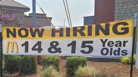 Amp 39 Now Hiring 14 Amp 15 Year Olds Amp 39 Oregon Mcdonald Amp 39 S Looks To Combat Labor Shortage Marketwatch