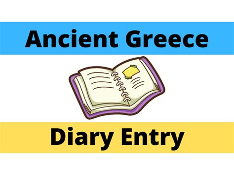 Ancient Greece Diary Entry Worksheet Cunning History Teacher