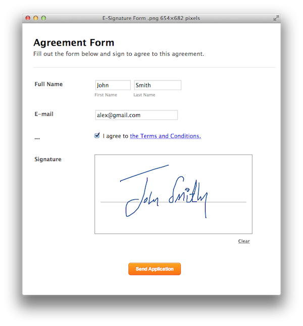 Announcing E Signatures For Forms