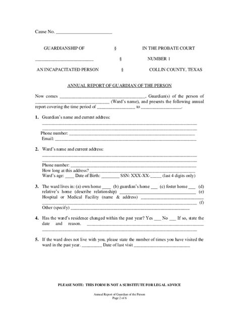 Annual Report Guardianship Fill Out Amp Sign Online Dochub