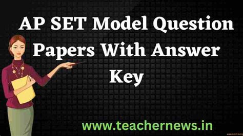 Ap Set Model Question Papers With Answer Key 2024 Apset Previous